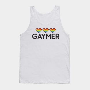 Gaymer Funny Geeky LGBT Pride Tank Top